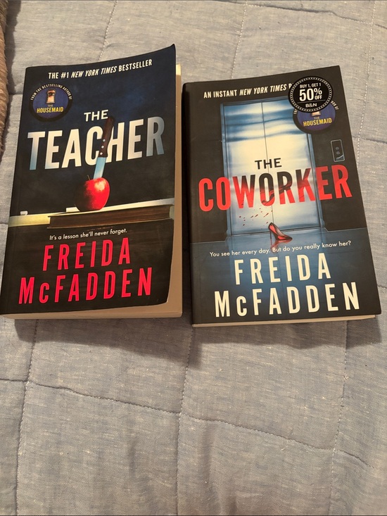 Freida McFadden Other - Freida McFadden The Coworker & The Teacher Thriller Paperbacks